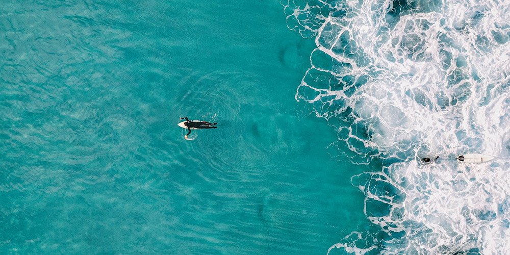 Surfing in Aruba