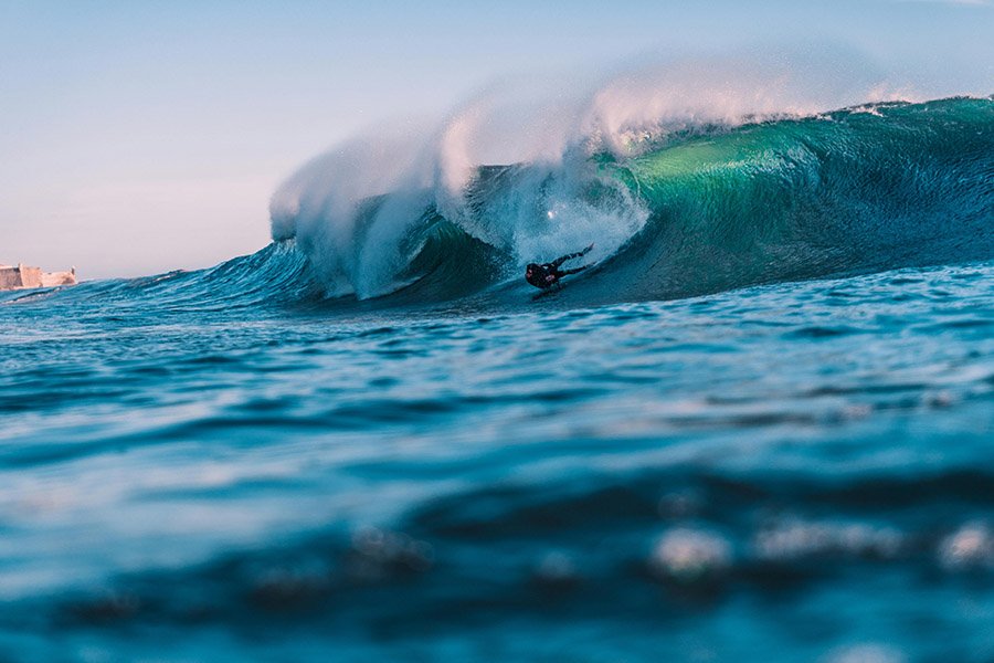 surfing near Lisbon