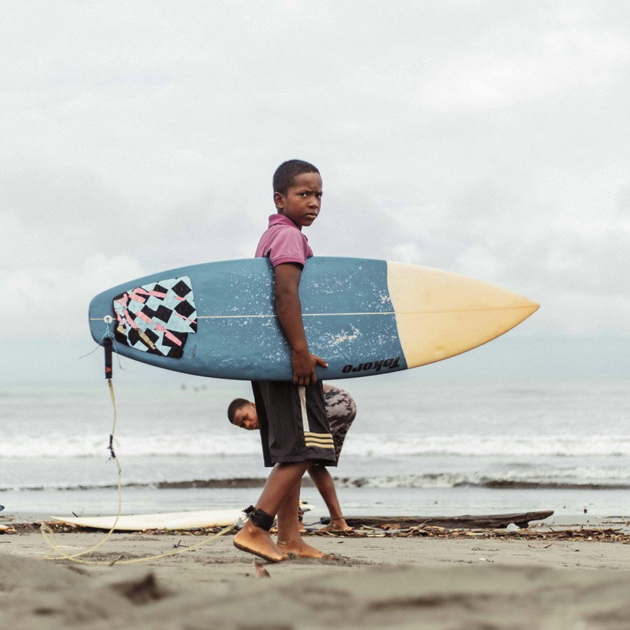 Surfer in Colombia